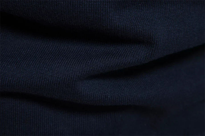Men’s Striped Quarter-Zip Jumper with Modern Slim Fit Design