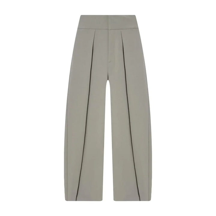 Women’s Balloon Pants with Pleated Front and High Waist