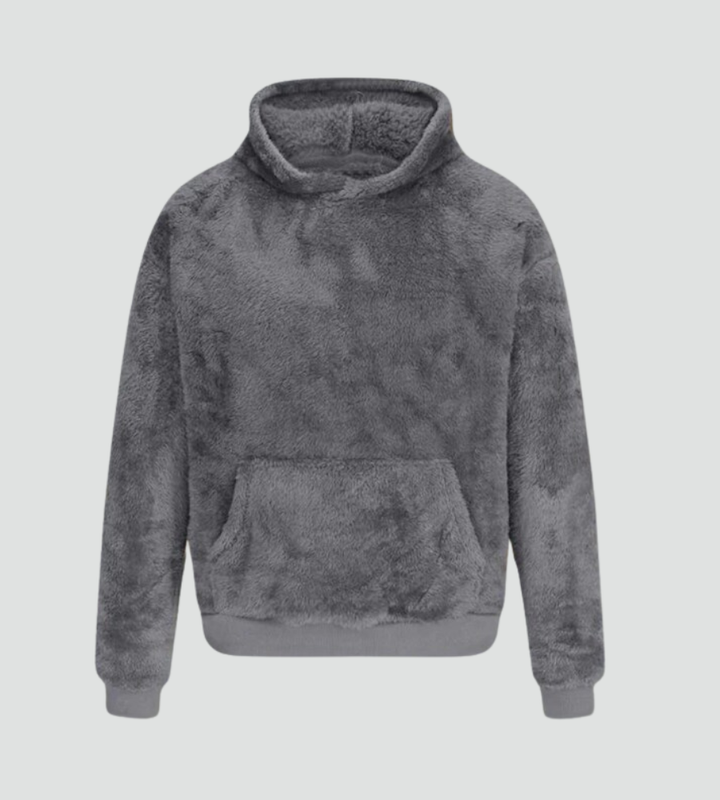 Women’s Fleece Hoodie with Kangaroo Pocket and Long Sleeves