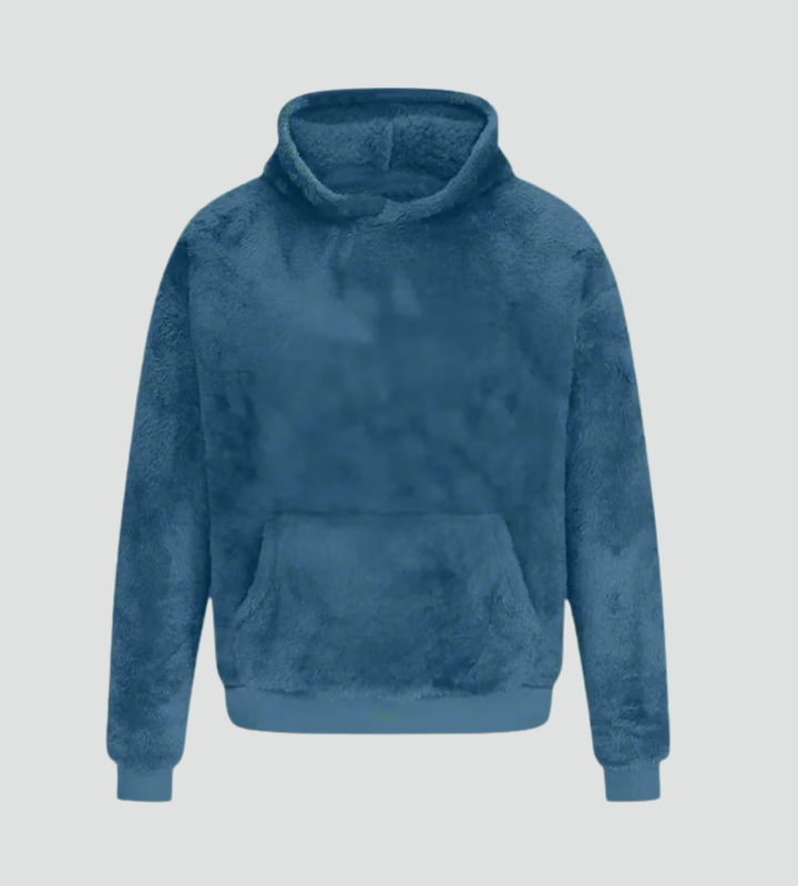 Women’s Fleece Hoodie with Kangaroo Pocket and Long Sleeves