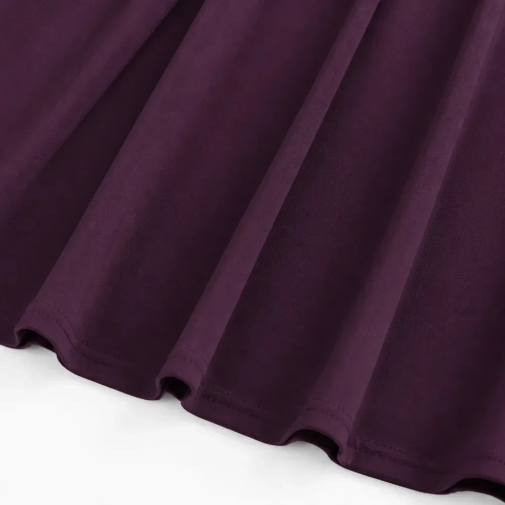 Detail view of skirt and hem
