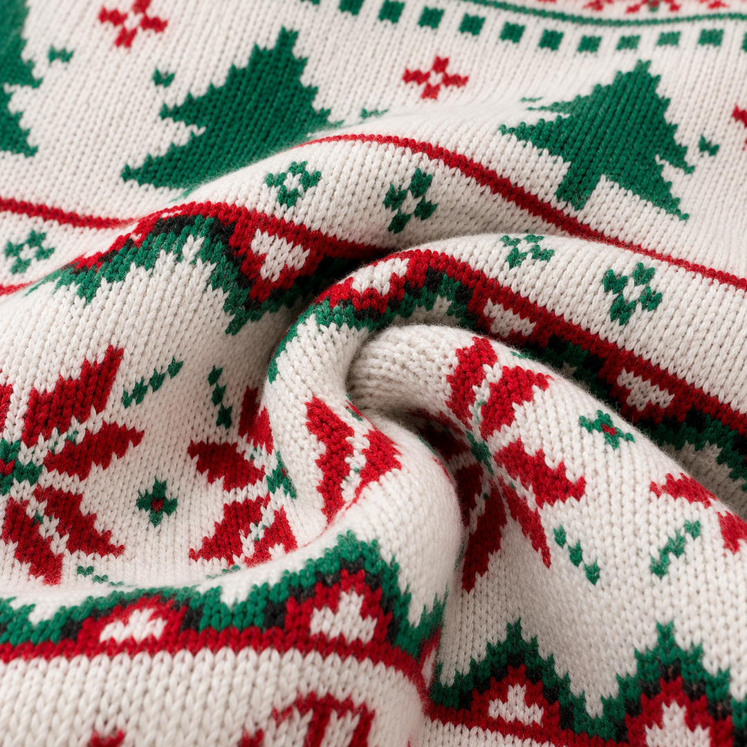 Detail view of the knit surface