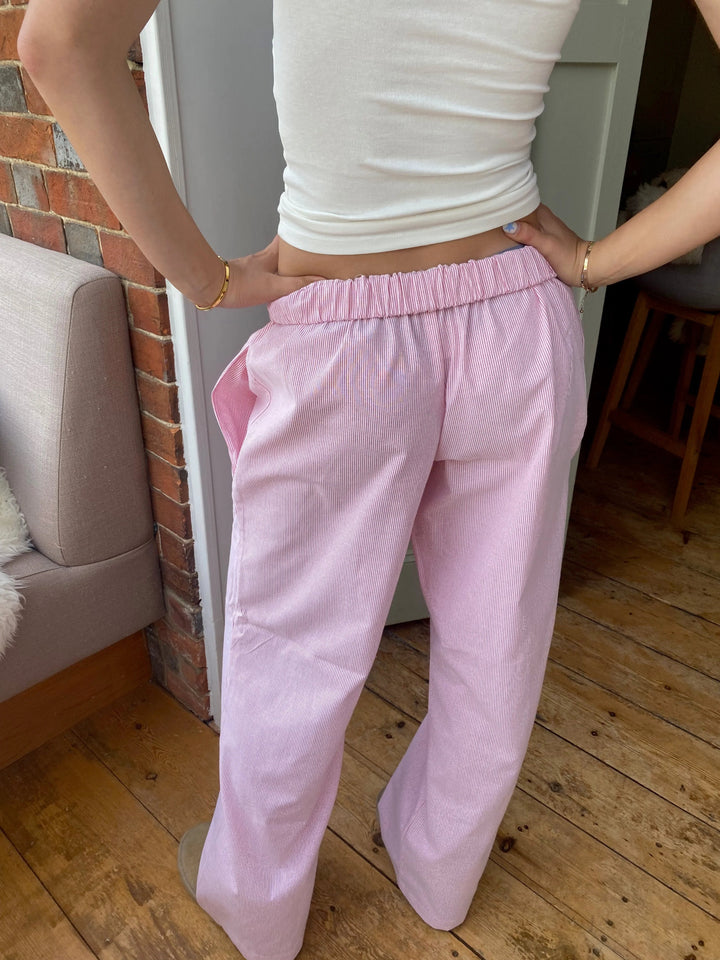 Women’s Lounge Pants with Elastic Waistband and Side Pockets