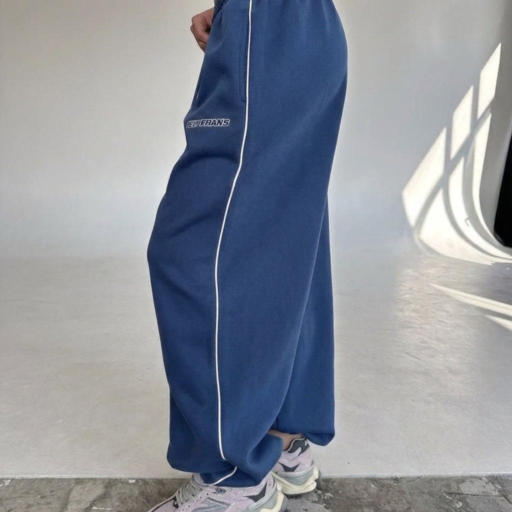 Women’s Sweatpants with Drawstring Waist and Side Stripe